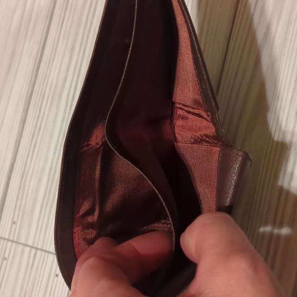 Mundi Brown Nappa Cowhide Leather Card Organizer Travel Wallet Brazil - Picture 5 of 8